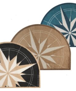 Rosewind ronde matten kleur blauw dim 70 x 50 cm
